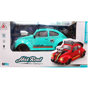 ماشین کنترلی شارژی فولکس قورباغه ای قرمز Hot Rod Remote Control 40Mh_اسباب بازی
